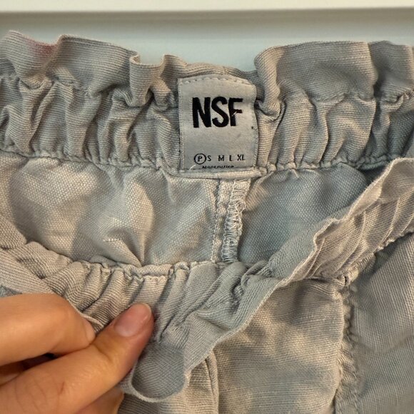 NSF SHAILEY PANT in Lyocell + Linen - Picture 4 of 4